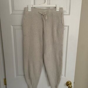 Cozy Ribbed Knit Joggers